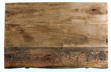 İzole mutfak kesme tahtası