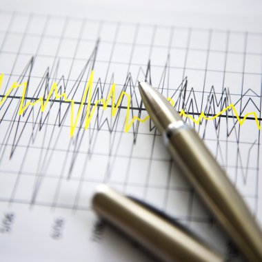 İş grafikte arka plan bulanıklık