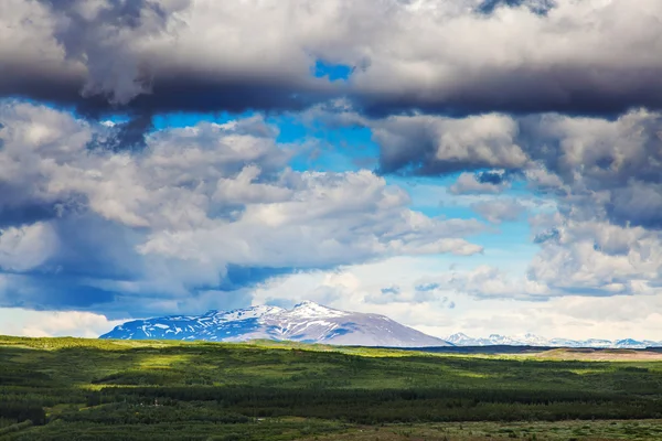 Stone and ash wasteland - volcanic landscape — Stock Photo, Image