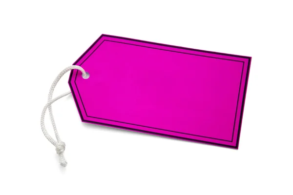 Pink tab hanger — Stock Photo, Image