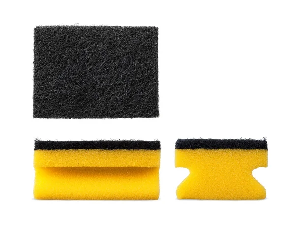 Kitchen cleaning sponge isolated set — Stock Photo, Image