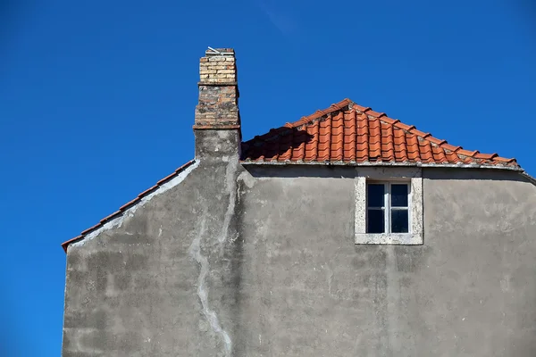 Vecchio dettaglio del villaggio mediterraneo — Foto Stock