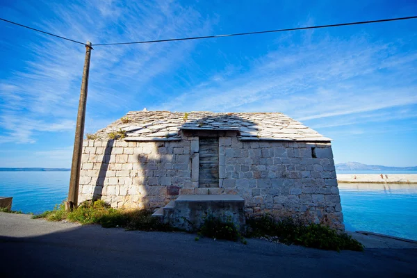 Vecchia casa di villaggio dalmata — Foto Stock