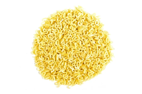 Italian pasta isolated on white — Stock Photo, Image