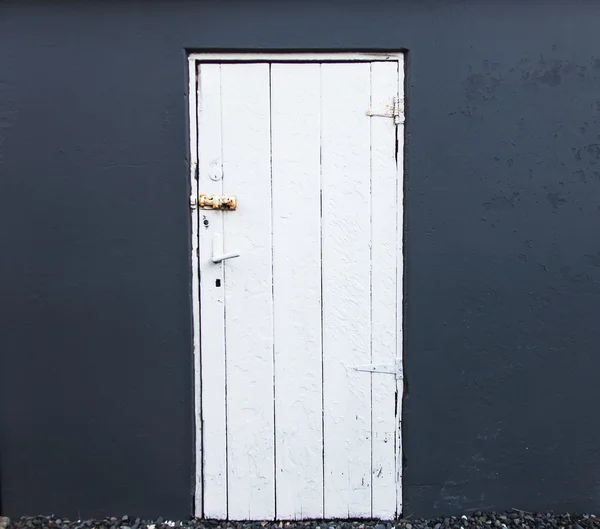 Vintage porta d'ingresso Reykjavik centro — Foto Stock