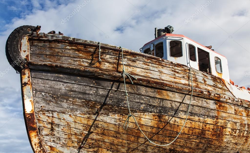 Old Boat Hull In Dry Dock Stock Photo Sasaperic 84513906 Old Boat Hull In Dry Dock Stock