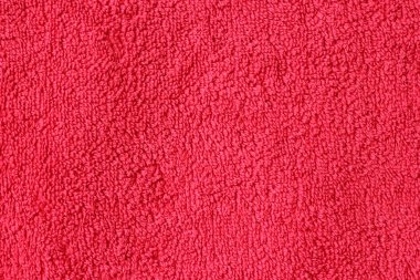Havlu kumaş dokusu. Kırmızı havlu