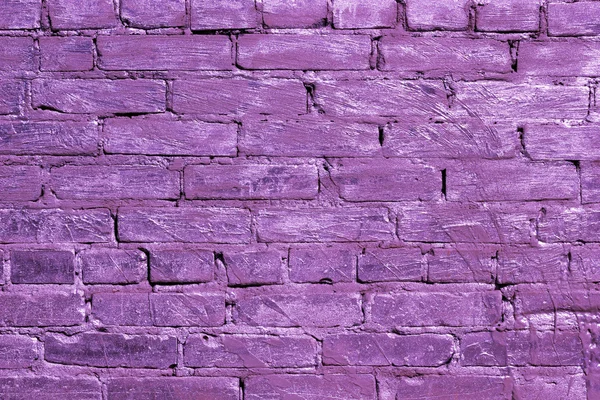 Lila Ziegelwand Textur. Hintergrund des Mauerwerks. — Stockfoto