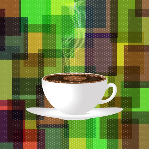 Tasse de café chaud 2 — Image vectorielle