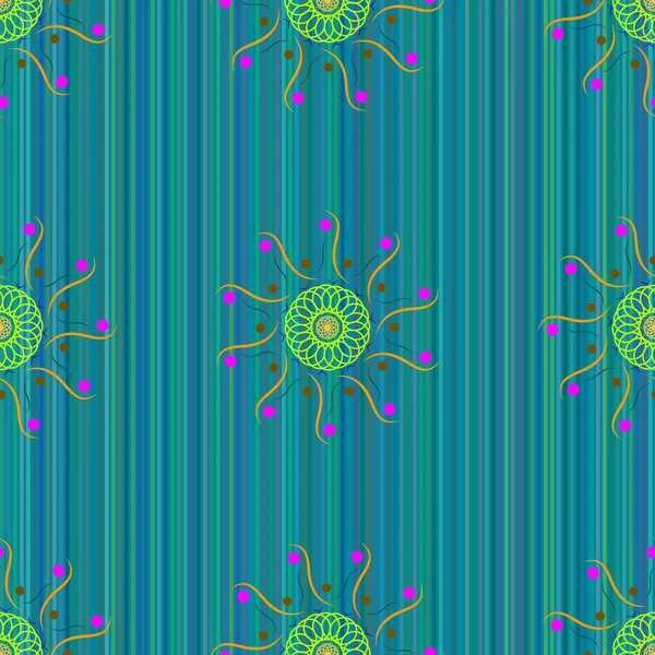Modèle sans couture Mandala 43 — Image vectorielle