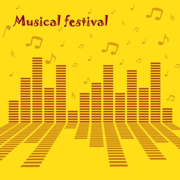 Festival Musical-B — Vector de stock
