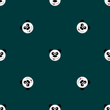 Dikişsiz desen panda