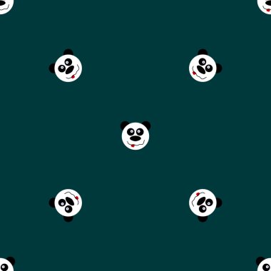 Dikişsiz desen panda