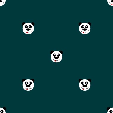 Dikişsiz desen panda