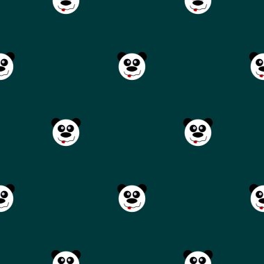 Dikişsiz desen panda