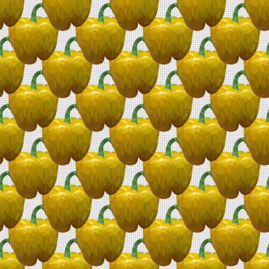 Dikişsiz desen bir kırmızı biber