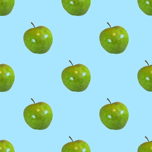 Бесшовный рисунок яблоки — стоковый вектор