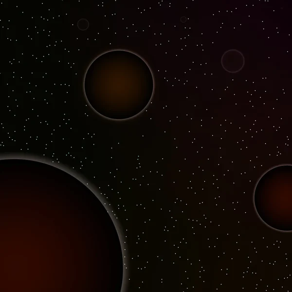 Espace de nuit — Image vectorielle