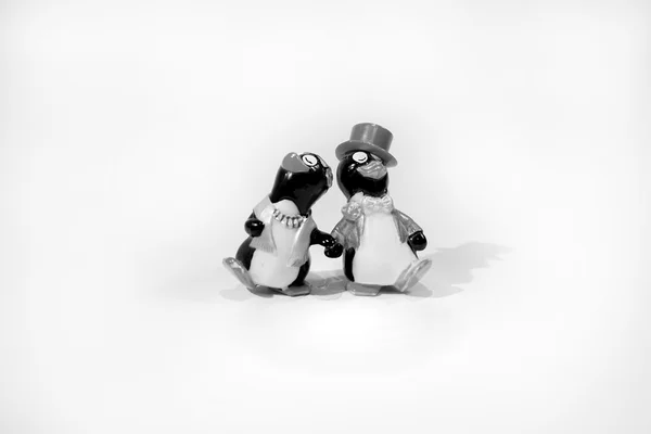 Pingüinos de juguete — Foto de Stock