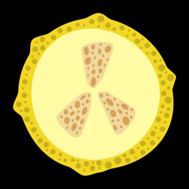 siyah bir zemin üzerine muz bir parça