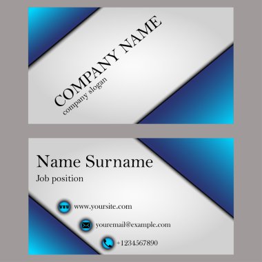 Modern yaratıcı kartvizit