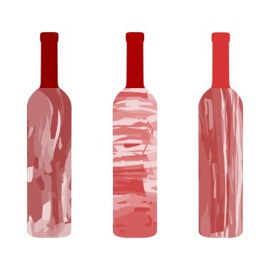 Üç şişe kırmızı şarap