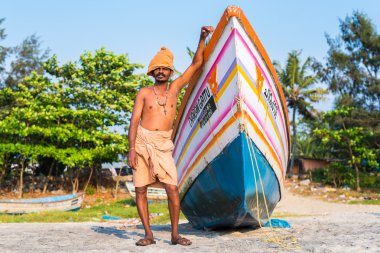 Kerala balıkçı ve tekne