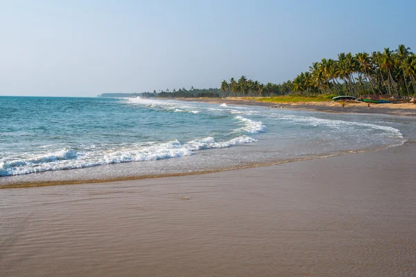 Playa Edava Vettakkada, cerca de Varkala, Kerala —  Fotos de Stock