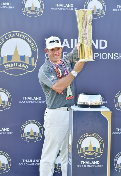 CHONBURI, THAILANDIA-DICEMBRE 14: Lee Westwood vince il Campionato Tailandese di Golf all'Amata Spring Country Club il 14 dicembre 2014 a Chonburi, Thailandia . — Foto Stock