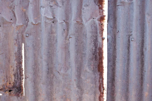 Rusted galvanized iron plate — Stock Photo, Image