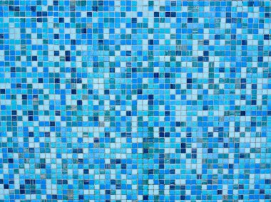 Renkli mozaik cam fayans duvar.