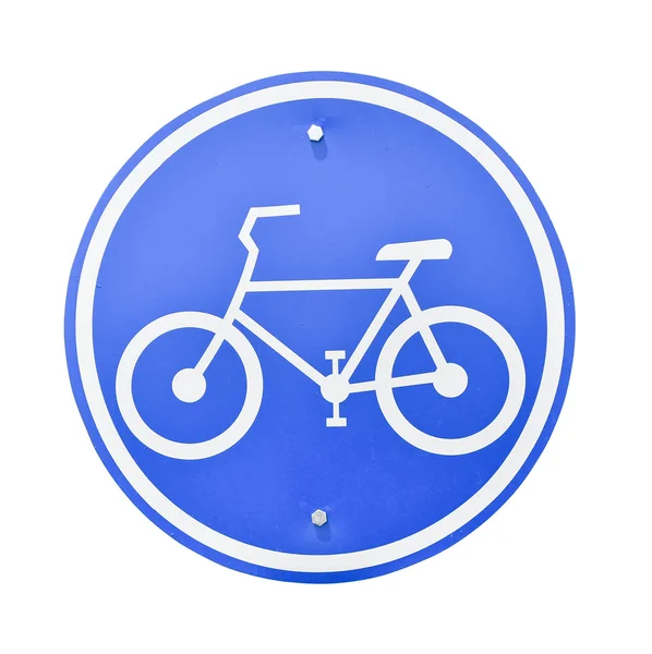 一辆自行车的标志. — 图库照片