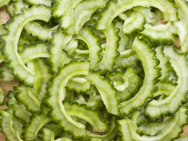 Ein Haufen bitterer Melonenscheiben. — Stockfoto