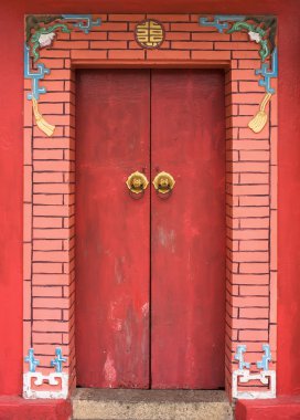 kırmızı Çin kapı.