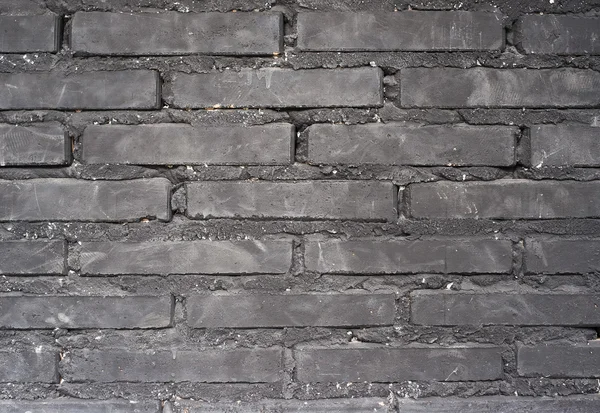 Mur en brique noire. — Photo