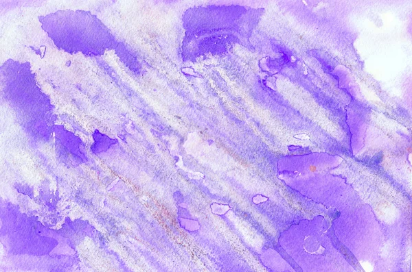 紫、紫とマゼンタの水彩背景. — ストック写真