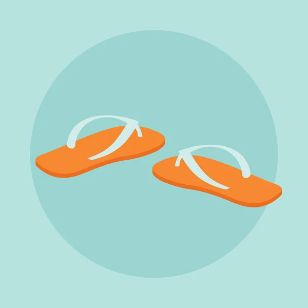 Flip flops vector illustration — Stock Vector