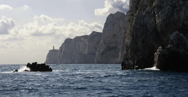 Vista de la costa de Capri —  Fotos de Stock
