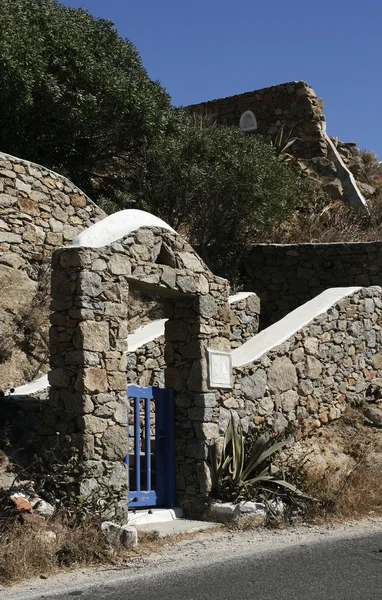 Архітектури на острів Греції — стокове фото