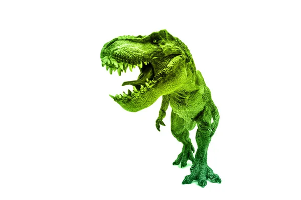 Tyrannosaurus Rex Juguete Aislado Sobre Fondo Blanco —  Fotos de Stock