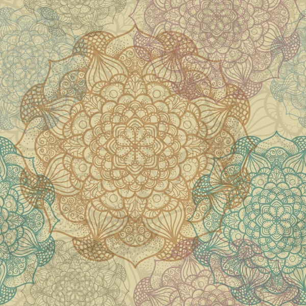 Sorunsuz mandala desen. Vintage dekoratif öğeler. Elle çizilmiş arka plan. Islam, Arapça, Indian, Osmanlı motifleri. Mükemmel kumaş ya da kağıt üzerine basım için.