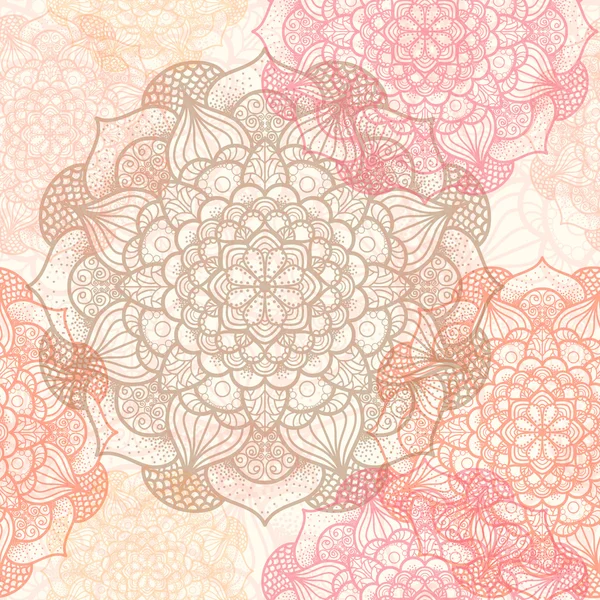 Sorunsuz mandala desen. Vintage dekoratif öğeler. Elle çizilmiş arka plan. Islam, Arapça, Indian, Osmanlı motifleri. Mükemmel kumaş ya da kağıt üzerine basım için.