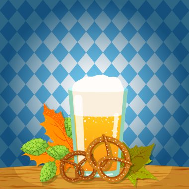 Oktoberfest bira Festivali vektör çizim