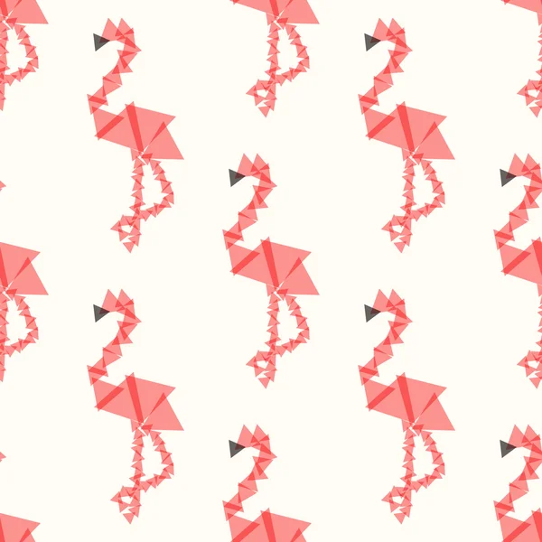 flamingo geometrik desen