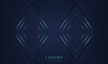 soyut koyu mavi çerçeve lüks tasarım yenilik arka planı