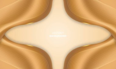 Parlak efektli soyut lüks altın çizgiler