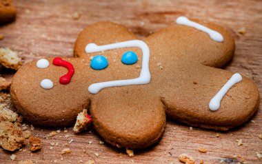 Klasik zencefilli adam bisküvileri.