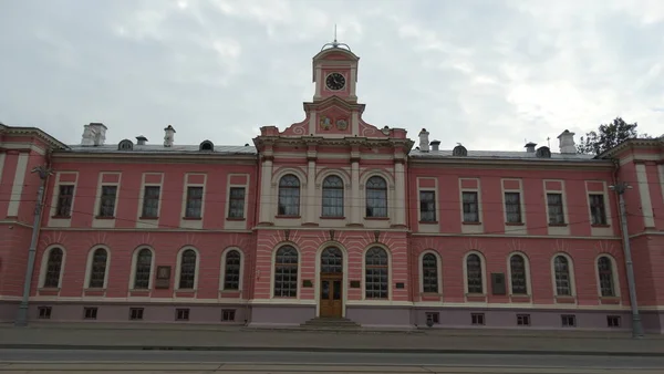 Hlavní Budova Ruské Moskevské Zemědělské Akademie Timiryazev Dvorek Frontyard Starobylá — Stock fotografie