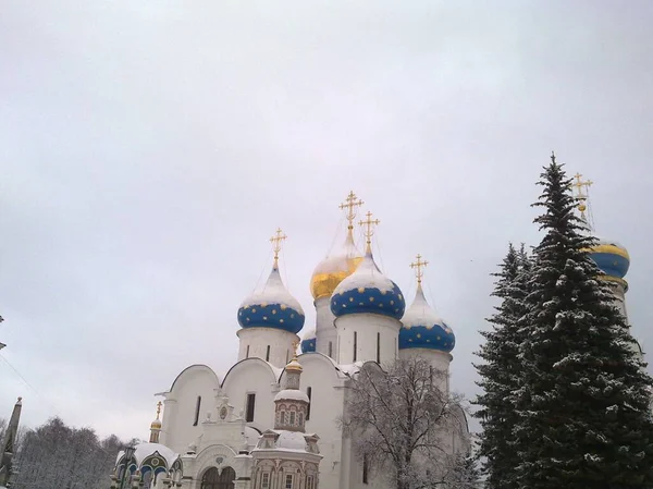 Chiesa Cristiana Ortodossa Russa Russia Bielorussia Ucraina Cattedrale Storica Abbazia — Foto Stock