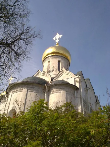 Antico Edificio Storico Della Chiesa Nel Monastero San Savva Zvenigorod — Foto Stock